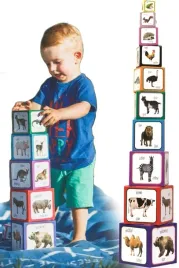 piramida-zabaw-klocki-wieza-edukacyjna-zwierzeta