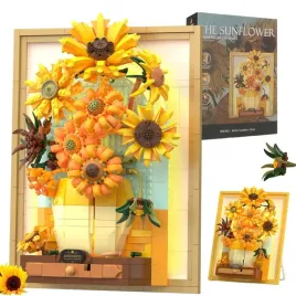 klocki-creative-obraz-sloneczniki-van-gogh-puzle-3d-zestaw-1166el-z-led