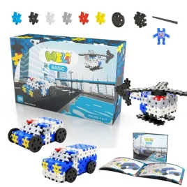 klocki-konstrukcyjne-wafle-meli-pojazdy-policja-4w1-160-el-police-radiowoz