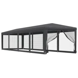 namiot-imprezowy-z-10-scianami-z-siatki-antracyt-3x12-m-hdpe