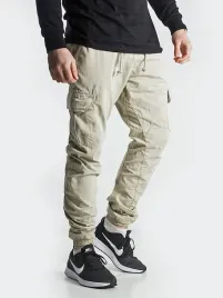 spodnie-joggery-tb1268-jogger-cargo-sand