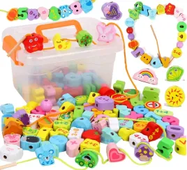 drewniane-klocki-koraliki-do-nawlekania-w-kuferku-montessori-106-elementow