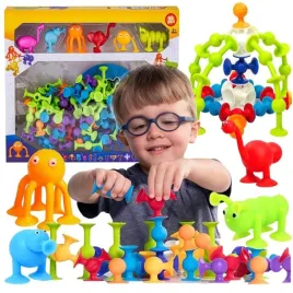 duze-klocki-konstrukcyjne-przyssawki-silikonowe-zestaw-figurki-prezent-96el