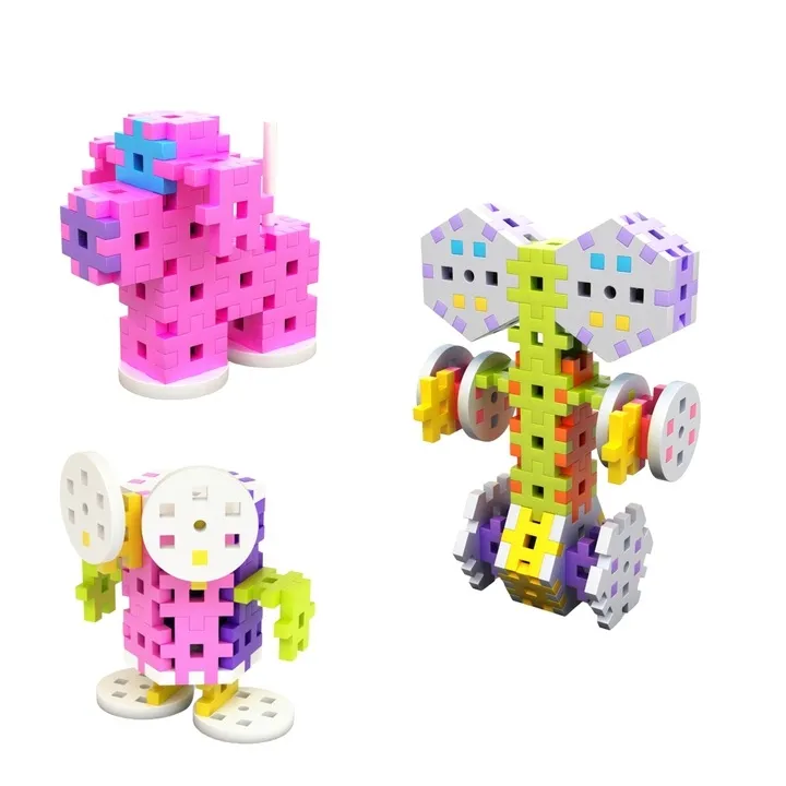 klocki-konstrukcyjne-wafle-meli-basic-constructor-400-el-mini-gofry-puzzle-stan-nowy