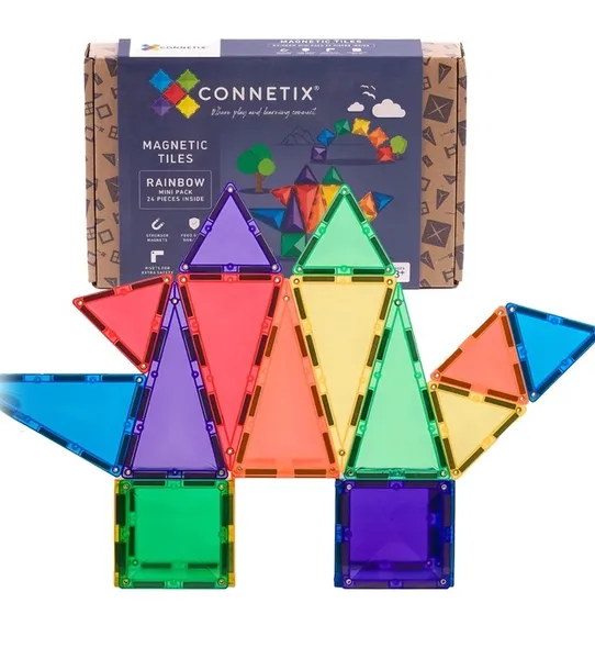 24-el-klocki-magnetyczne-start-rainbow-mini-pack-connetix-wiek-dziecka-3-lata