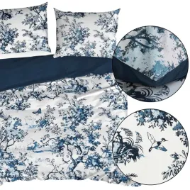 zestaw-poscieli-bawelnianej-satyna-komplet-bialo-granatowy-kwiaty-220x200cm