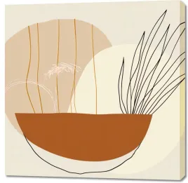 obraz-100x100cm-terakotowe-naczynie