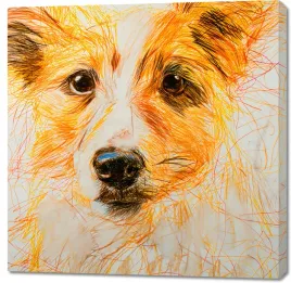 obraz-100x100cm-uroczy-gosc
