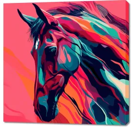 obraz-100x100cm-wieje-wiatr-w-grzywie