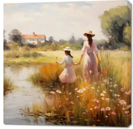 obraz-100x100cm-wiejskie-polaczenie
