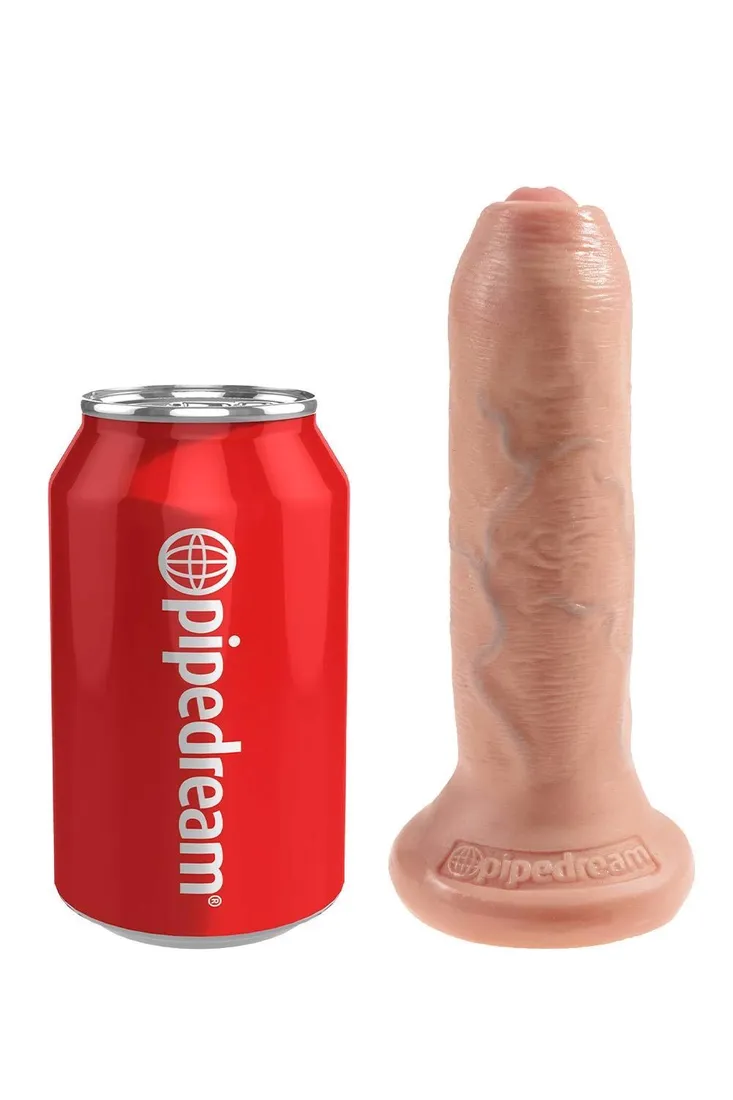king-cock-6-inch-uncut-light