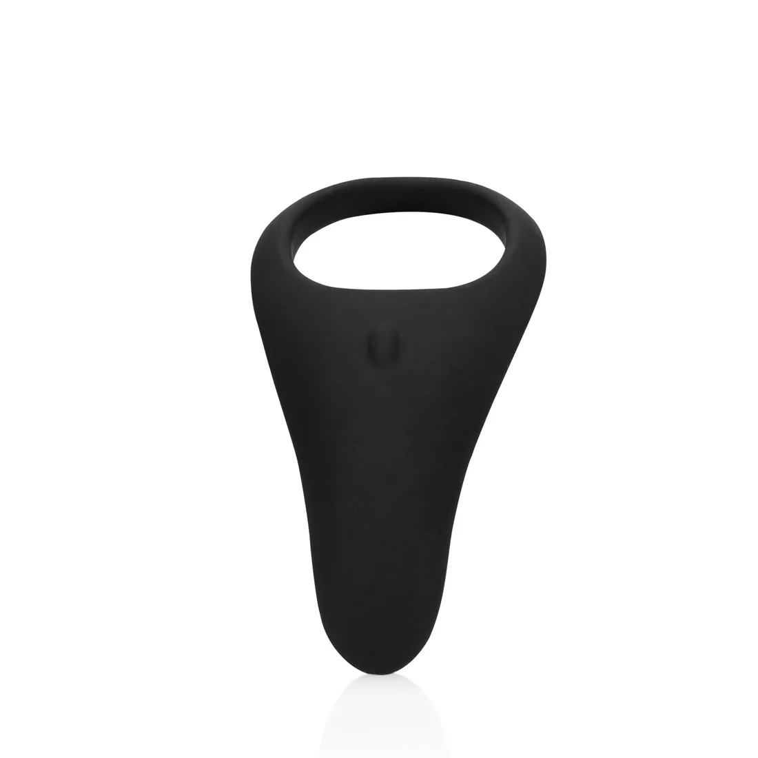 pointed-vibrating-cock-ring-licorice-black
