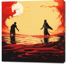obraz-100x100cm-wodny-krajobraz-zywych-barw
