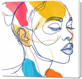 obraz-100x100cm-wyrazy-w-konturach
