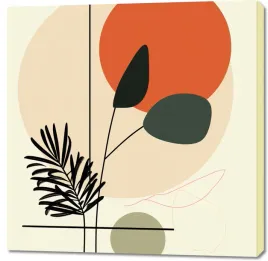 obraz-100x100cm-zachod-slonca-nad-oaza