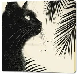 obraz-100x100cm-zamyslenie-w-cieniu-palm