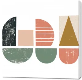 obraz-100x100cm-ziarnista-symetria