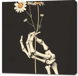 obraz-100x100cm-zycie-i-nietrwalosc