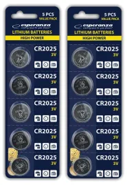 esperanza-baterie-litowe-guzikowe-cr2025-dl2025-mocne-zestaw-10-szt