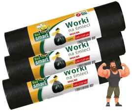 bee-smart-mocne-worki-na-smieci-odpady-ldpe-120l-wytrzymale-odporne-30-szt