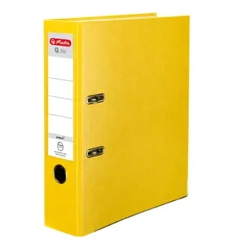 segregator-a4-8-cm-zolty-q-file-stan-nowy