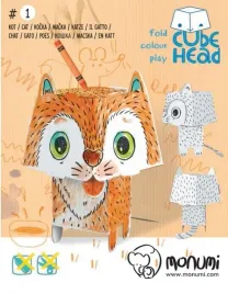 cube-head-kot-zloz-i-pokoloruj-praca-zbiorowa