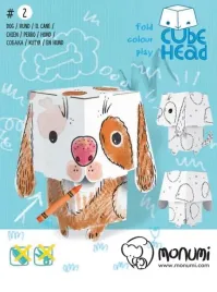 cube-head-pies-zloz-i-pokoloruj-praca-zbiorowa