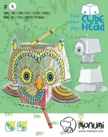 cube-head-sowa-zloz-i-pokoloruj-praca-zbiorowa