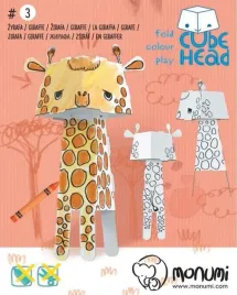 cube-head-zyrafa-zloz-i-pokoloruj-praca-zbiorowa