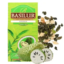 herbata-zielona-lisciasta-graviola-flaszowiec-kiwi-basilur-soursop-100-g
