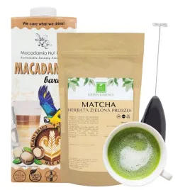 matcha-herbata-zielona-100g-napoj-macadamia-barista-1l-i-spieniacz-latte