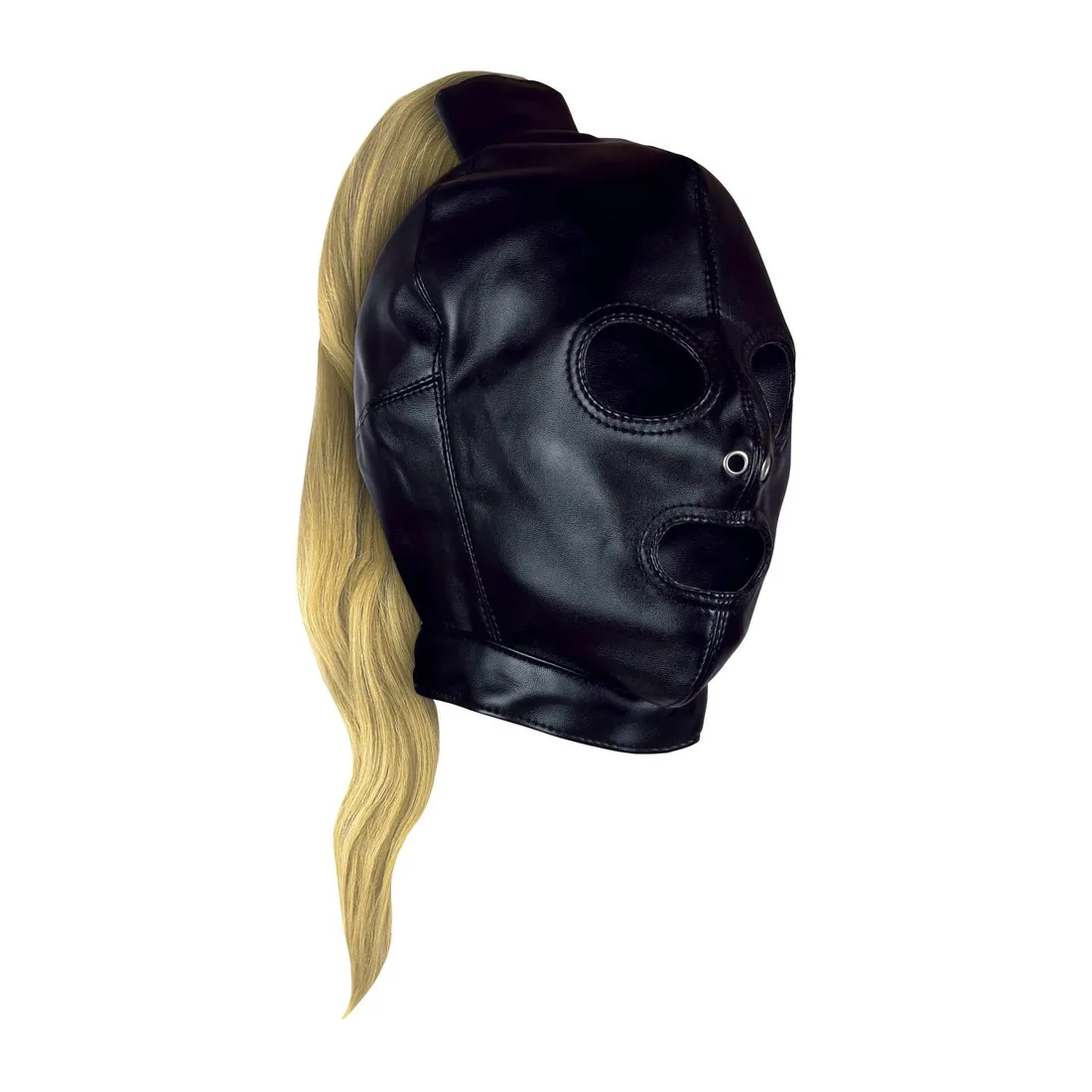 mask-with-blonde-ponytail-black