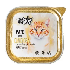 karma-mokra-dla-kota-tuftuf-tacka-alupak-pasztet-bogaty-w-kurczaka-100g