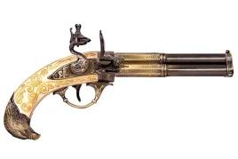 trzylufowy-pistolet-skalkowy-xviii-wiek-denix-5306