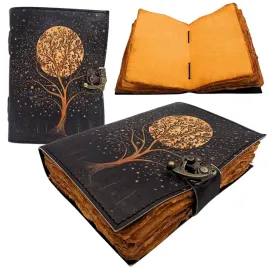 notes-skorzany-vintage-retro-drzewo-i-ksiezyc-200-stron-ah08