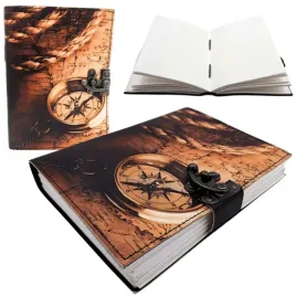 notes-skorzany-kompas-retro-vintage-200-stron-ah10a