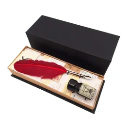 zestaw-do-kaligrafii-bordowe-pioro-gesie-ze-stalowka-tusz-2226