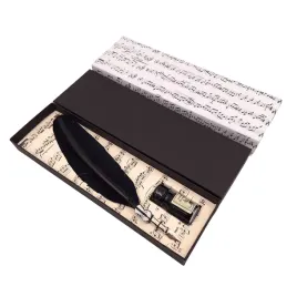 zestaw-do-kaligrafii-czarne-pioro-gesie-ze-stalowka-tusz-1027