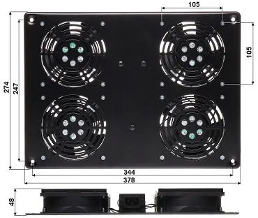 panel-wentylatorow-a19-4w-do-szafy-rack-glebokosc-produktu-30-cm