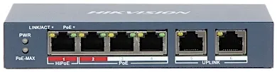 switch-poe-ds-3e0106hp-e-4-portowy-hikvision-stan-nowy
