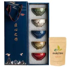 takumi-tradycyjny-zestaw-5-filizanek-do-zielonej-herbaty-sencha-tradycyjna