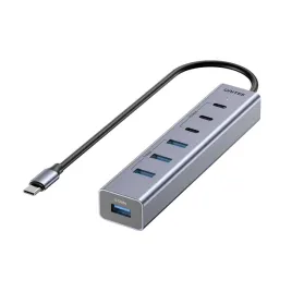 unitek-aktywny-hub-usb-c-3x-usb-c-10gbps-4x-usb-a-5-gbps-z-zasilaczem
