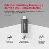 unitek-adapter-blokujacy-dane-usb-c-marka-unitek-stan-nowy