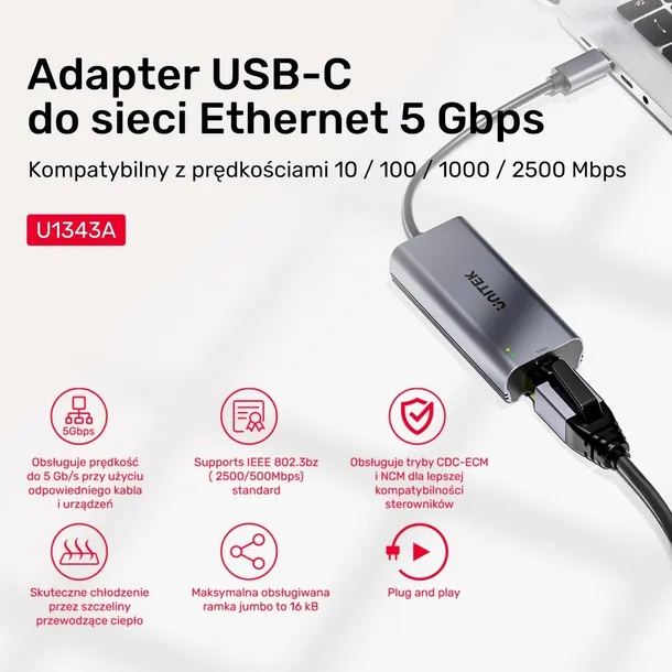 unitek-adapter-usb-c-do-rj45-5gbps-liczba-portow-1