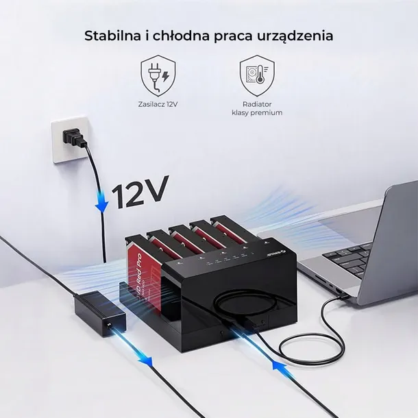 orico-stacja-klonujaca-5x-sata-35-25-stan-nowy-interfejs-usb-3-0
