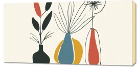 obraz-100x50cm-kwieciste-wzory