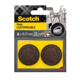 scotch-regulowane-podkladki-filcowe-brazowe-mocny-klej-o19-37mm-4-szt-40g