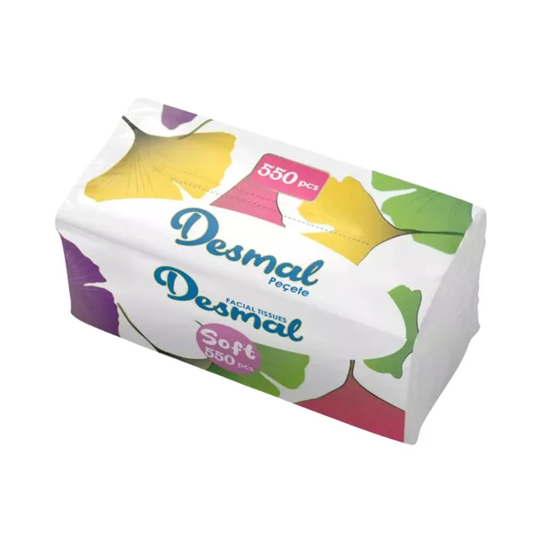 Desmal Soft Chusteczki Higieniczne Wyciągane do Nosa Mega Paka 550szt