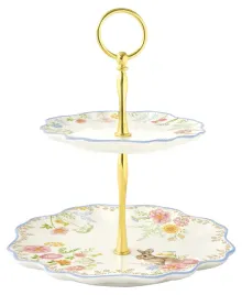 dwupietrowa-patera-porcelanowa-21cm-easy-life-krolik-kwiaty-paterka-ciasto