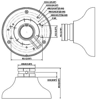 uchwyt-kamery-pfa106-dahua-stan-nowy-model-pfa106